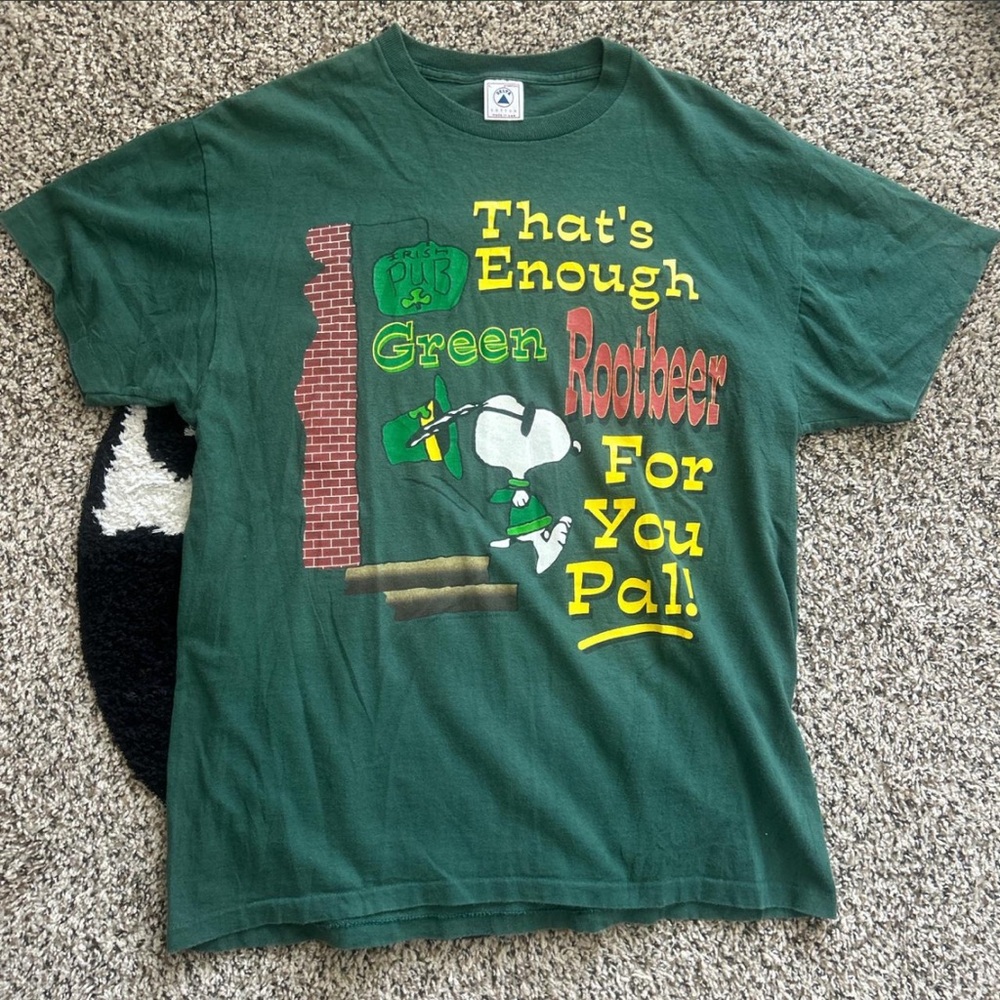 Vintage single stitch snoopy tee